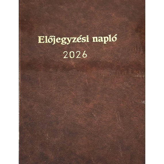 Előjegyzési napló A/5 ( DÁTUMOZOTT  )