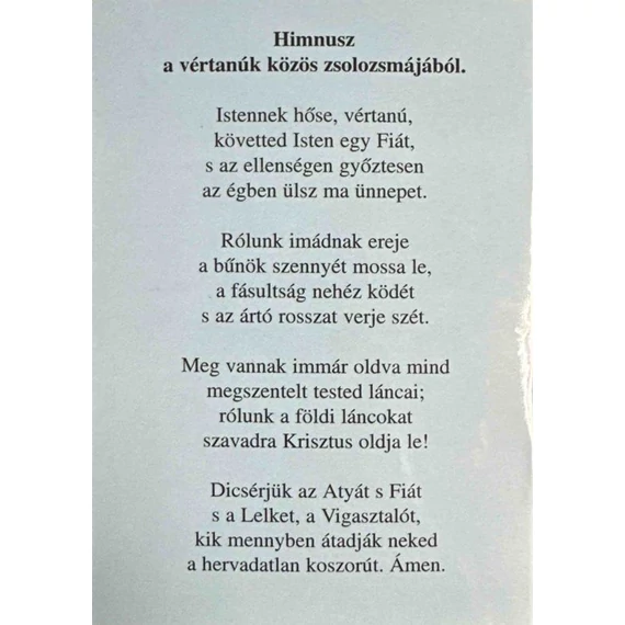 Sárkányölő Szent György imafüzet ( Ker. )