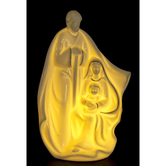 Szent Család fehér világító 21,5cm 159905