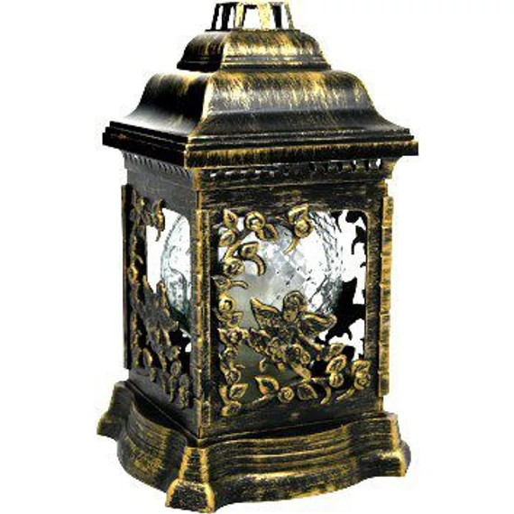 Üvegmécses angyalos fehér/arany 207 AN