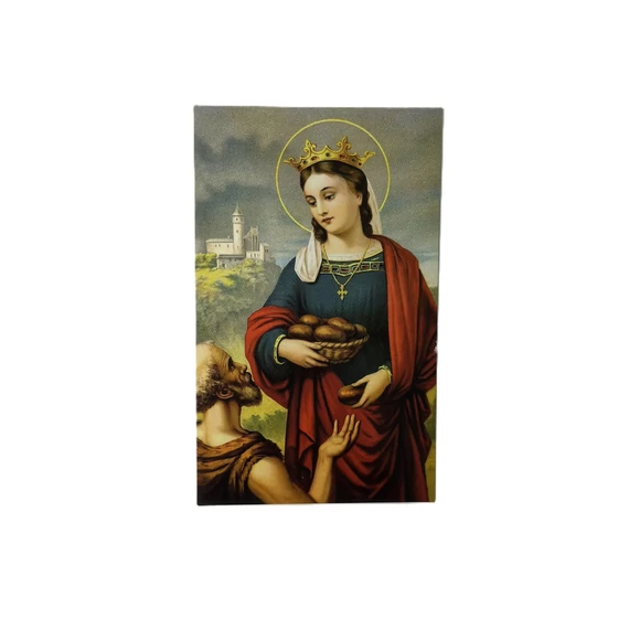 Szentkép imádsággal - Árpádházi Szent Erzsébet