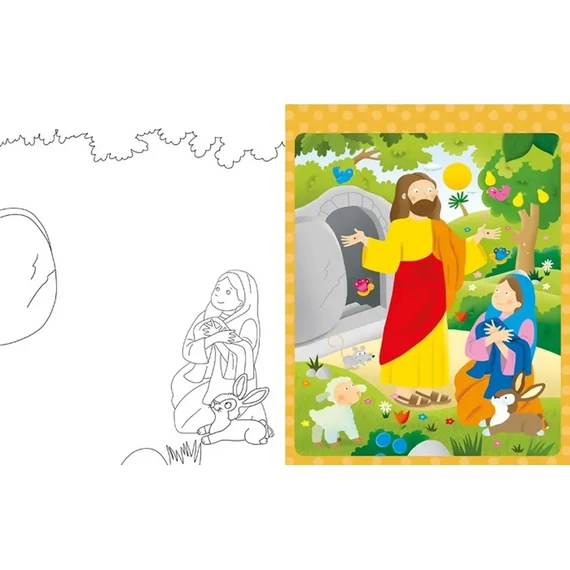 Jézus Csodái - vizes kifestő