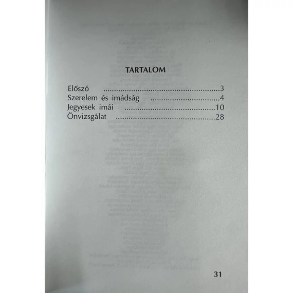 Jegyesek imafüzete (Ker.)