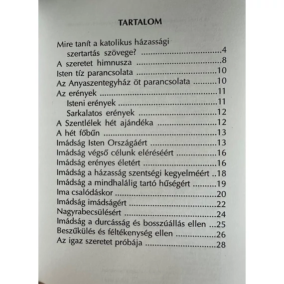 Házasulandók imafüzete