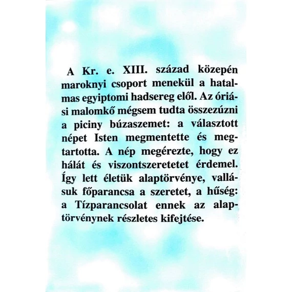 A szeretet tíz parancsolata  -imafüzet