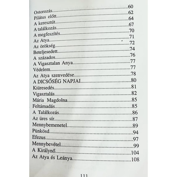 A rózsafüzér titkaiban - Horváth Mária