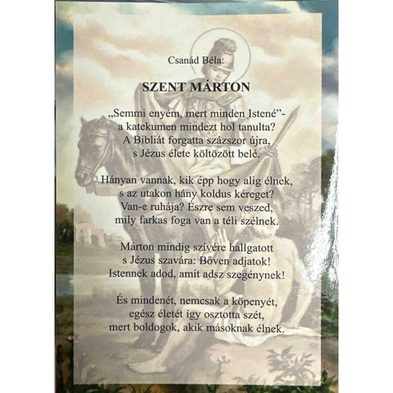 Szent Márton - Légy híveid oltalma!