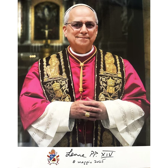 Szentkép XIV. Leó pápa 20*25cm