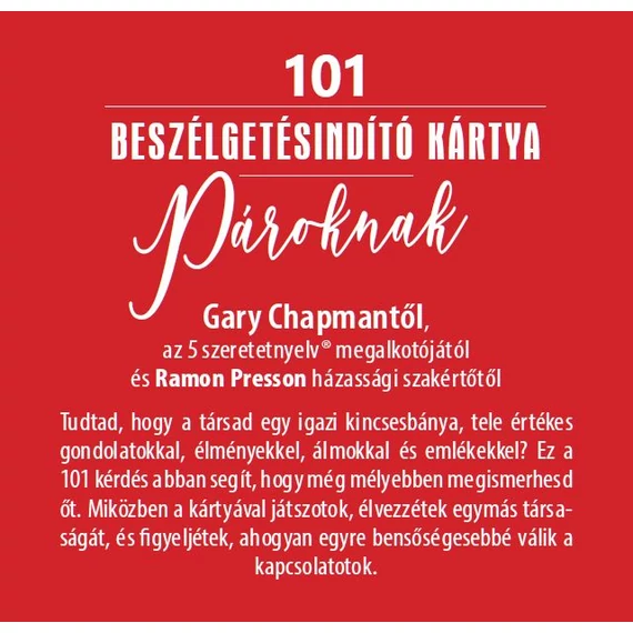 101 beszélgetésindító kártya pároknak